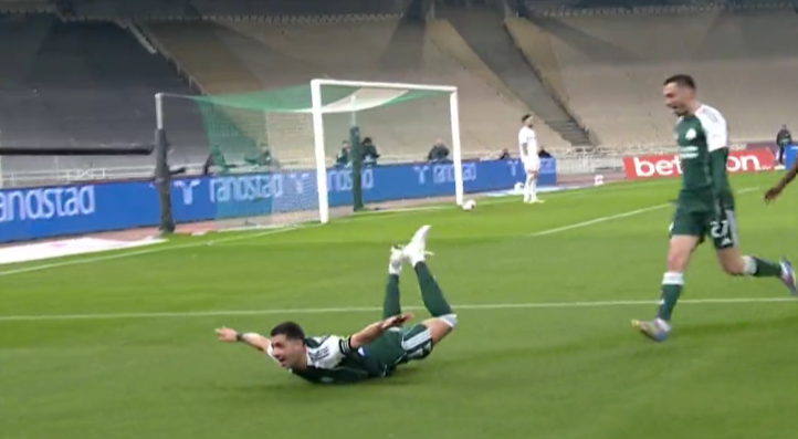 Παναθηναϊκός - Άρης: Ο Μπακασέτας έσκισε τα δίχτυα του Αθανασιάδη - Δείτε το γκολ (vid)