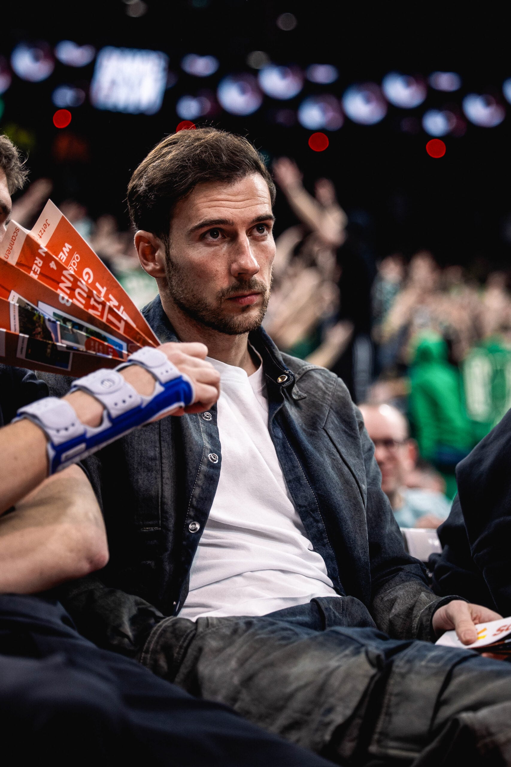 Γκνάμπρι και Γκορέτσκα παρακολουθούν τον Παναθηναϊκό στο SAP Garden! (pics)