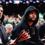 Γκνάμπρι και Γκορέτσκα παρακολουθούν τον Παναθηναϊκό στο SAP Garden! (pics)