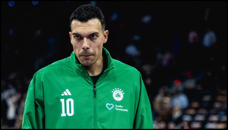 Παναθηναϊκός: Έφτασε τις 2.000 ασίστ ο Σλούκας στην Euroleague