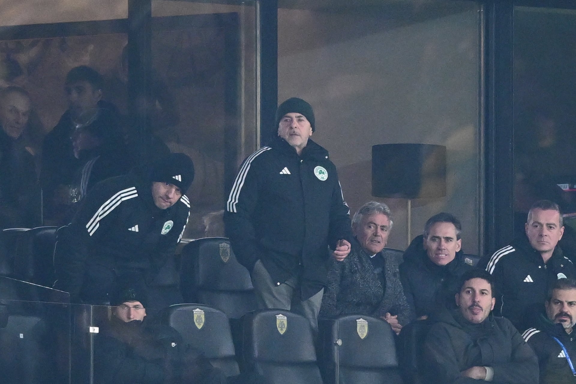 ΑΕΚ - Παναθηναϊκός: Ζει έντονα το ντέρμπι ο Γιάννης Αλαφούζος (pics)