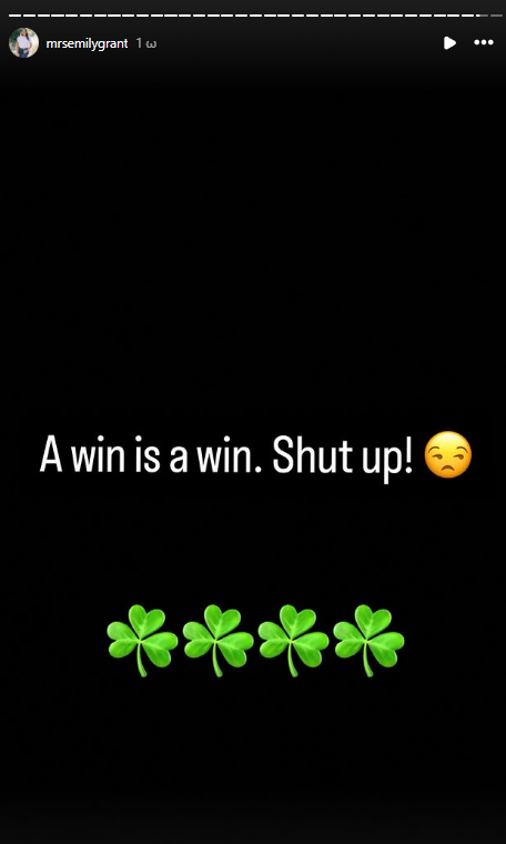 Ξέσπασμα από τη σύζυγο του Γκραντ: «Δεν μπορούμε να χαρούμε ούτε τη νίκη!» (vid)