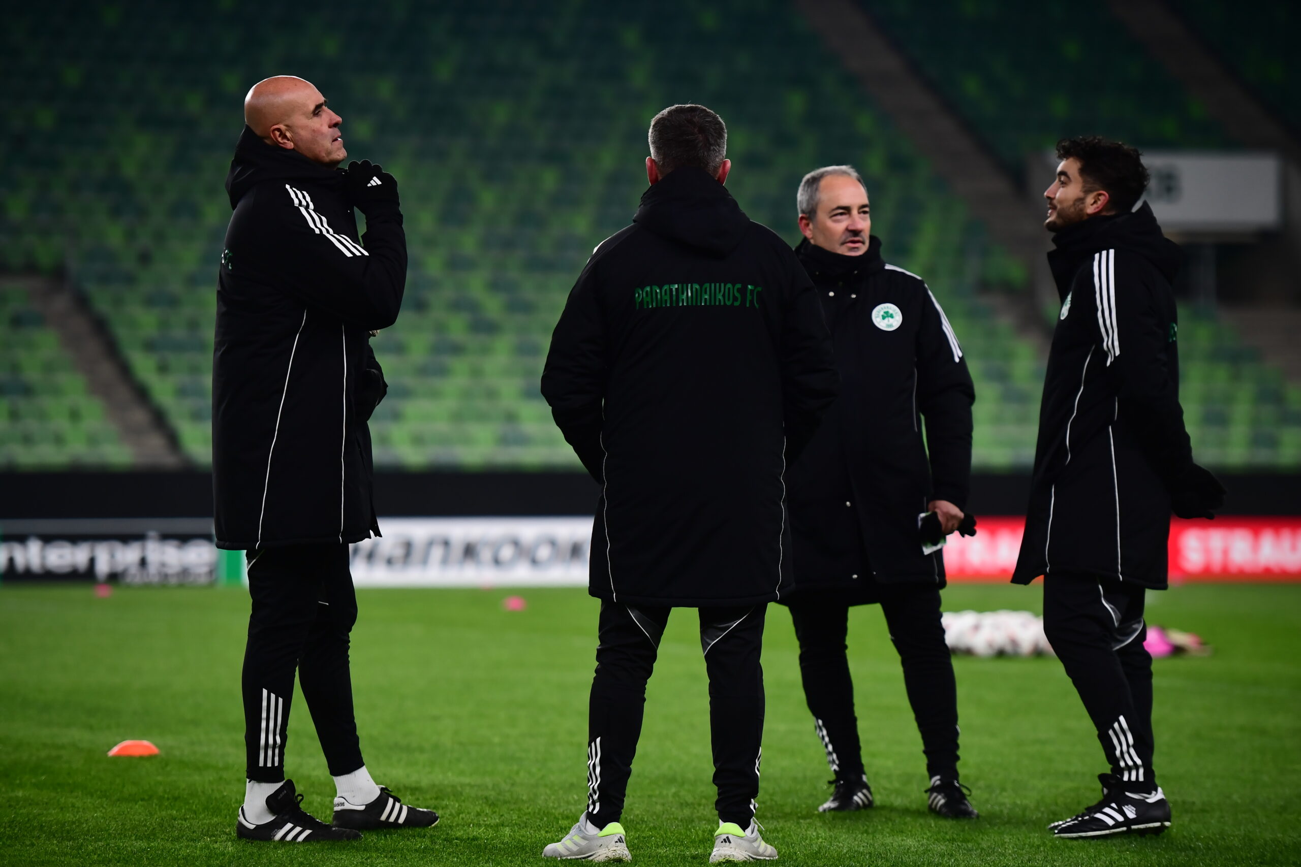 Με βαρύ εξοπλισμό ο Παναθηναϊκός στη Groupama Arena - «Κλικς» από την προπόνηση (pics)