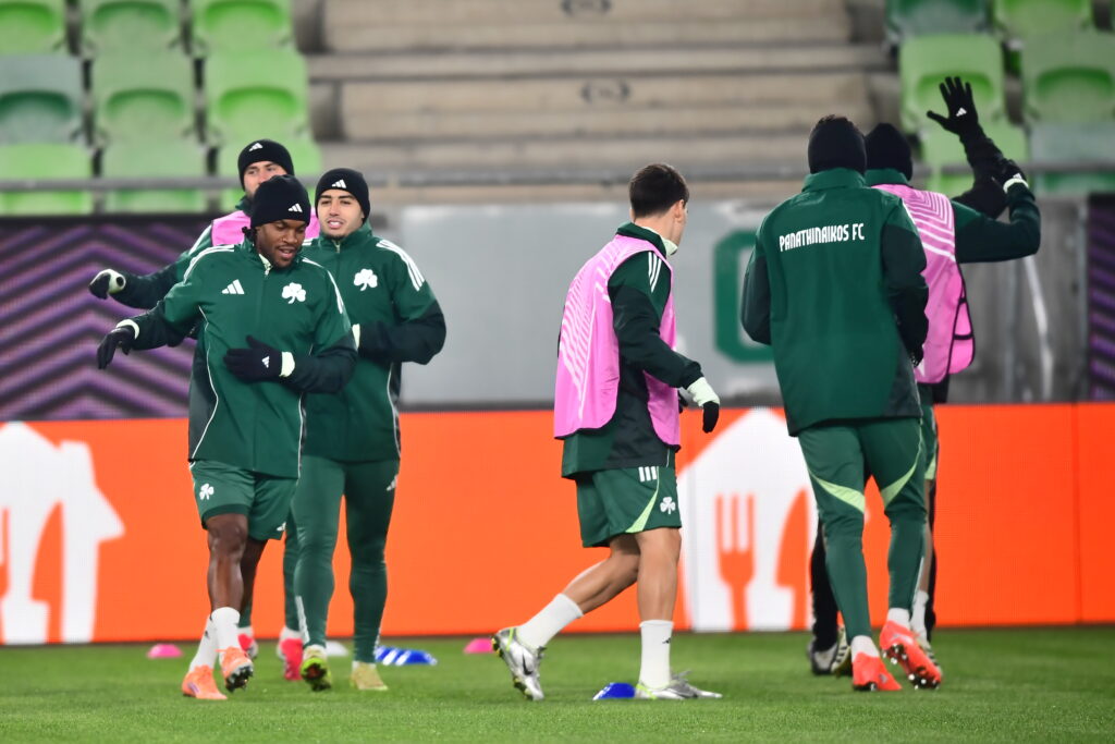 Με βαρύ εξοπλισμό ο Παναθηναϊκός στη Groupama Arena - «Κλικς» από την προπόνηση (pics)