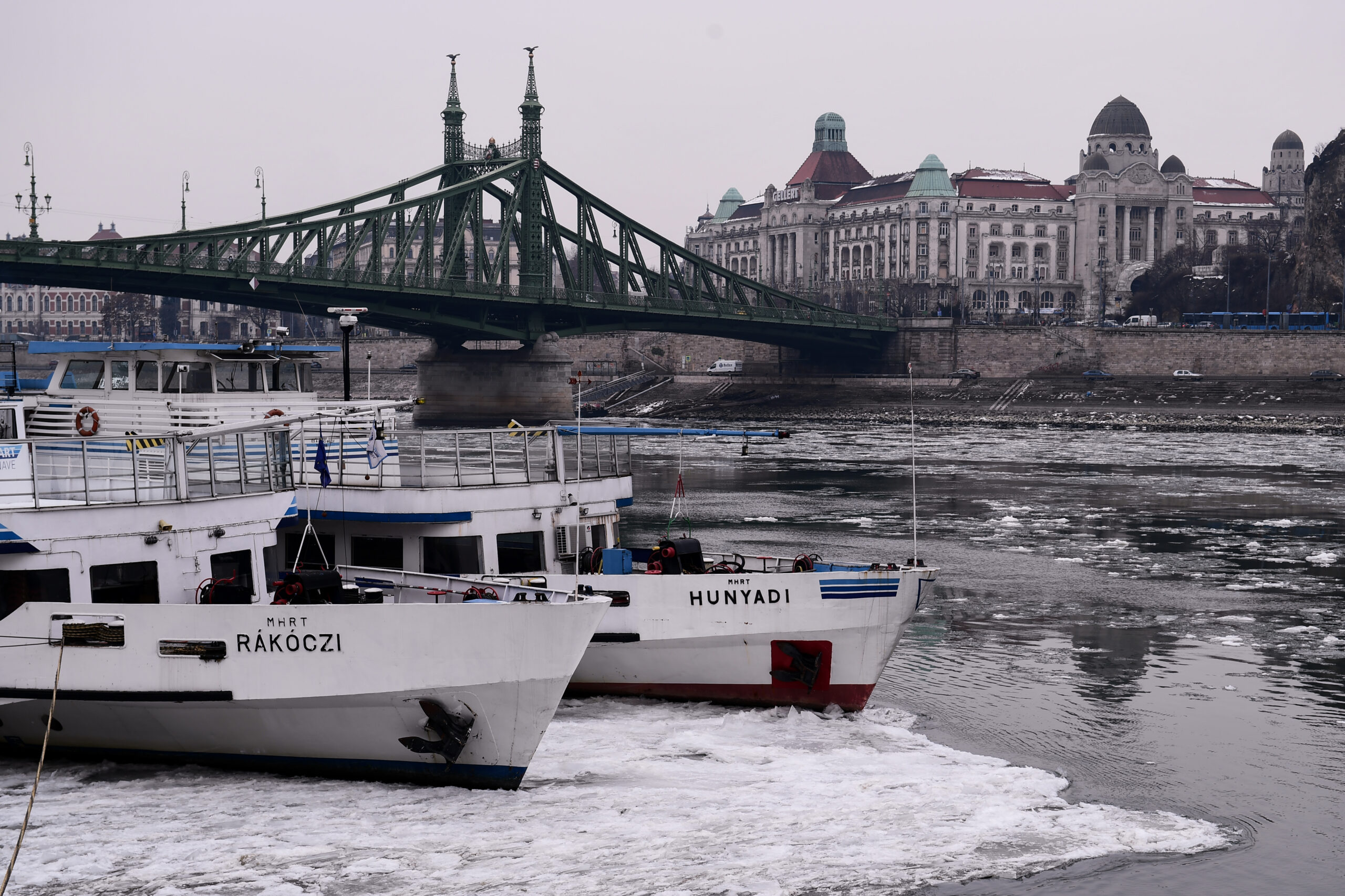 Παναθηναϊκός: «Εικόνες» από τη χιονισμένη Βουδαπέστη (pics)