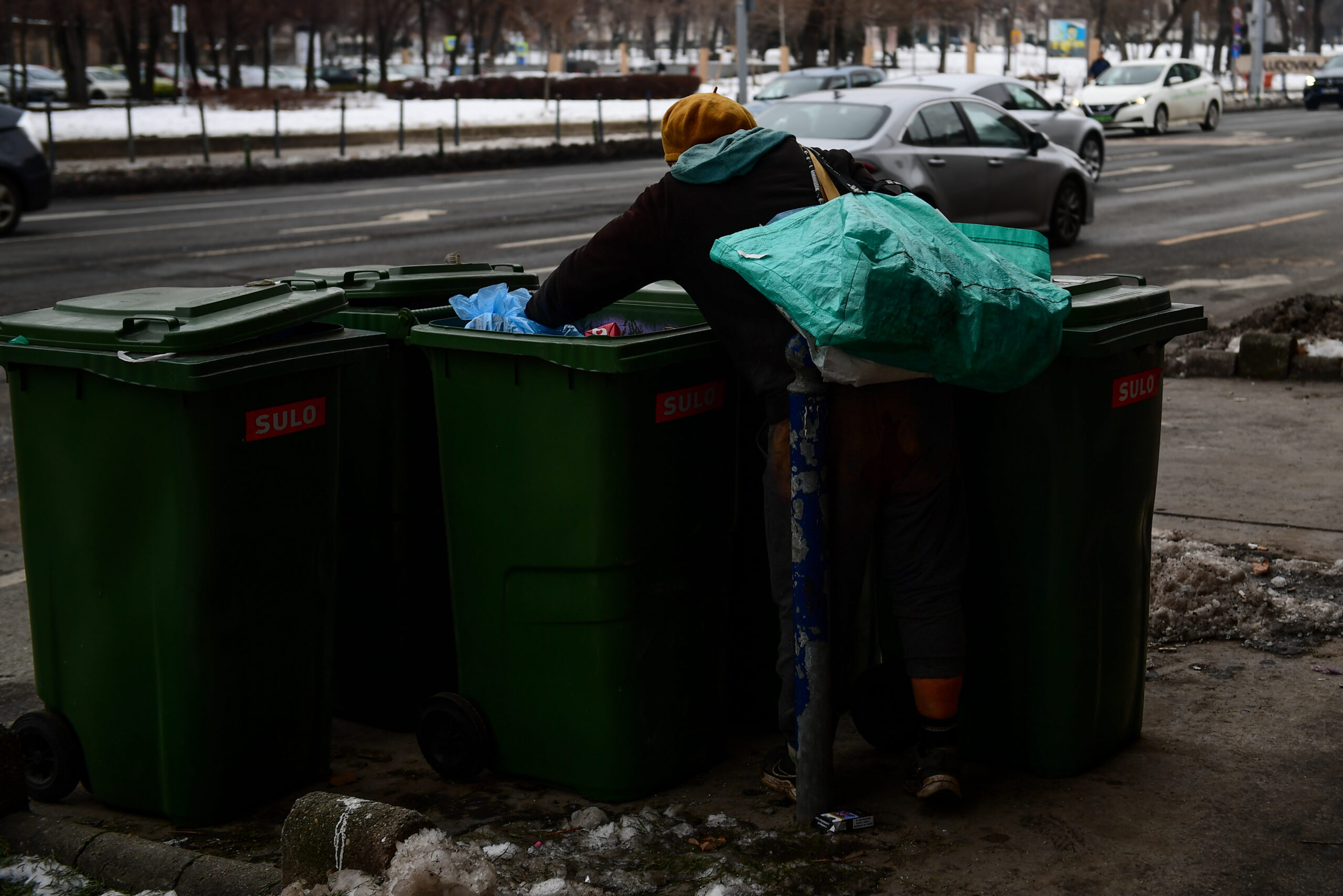 Παναθηναϊκός: «Εικόνες» από τη χιονισμένη Βουδαπέστη (pics)