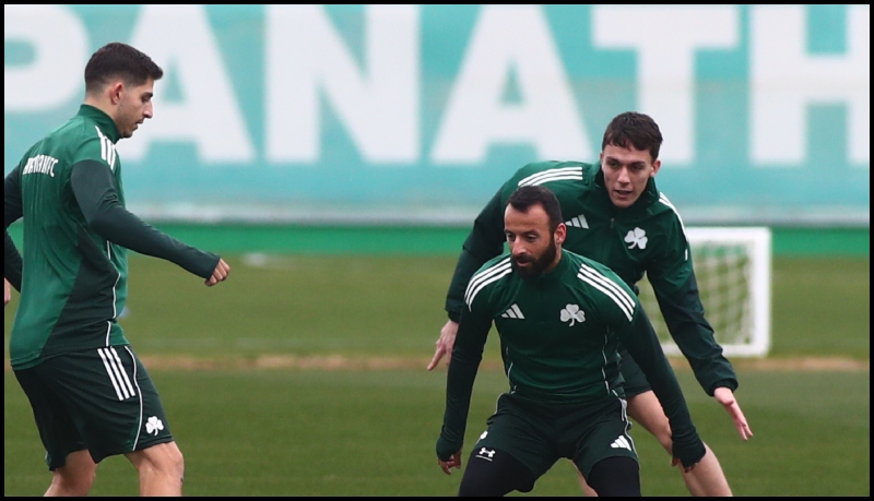 Παναθηναϊκός: Τα «κλικς» της τελευταίας προπόνησης πριν τη Ρόμα (pics)