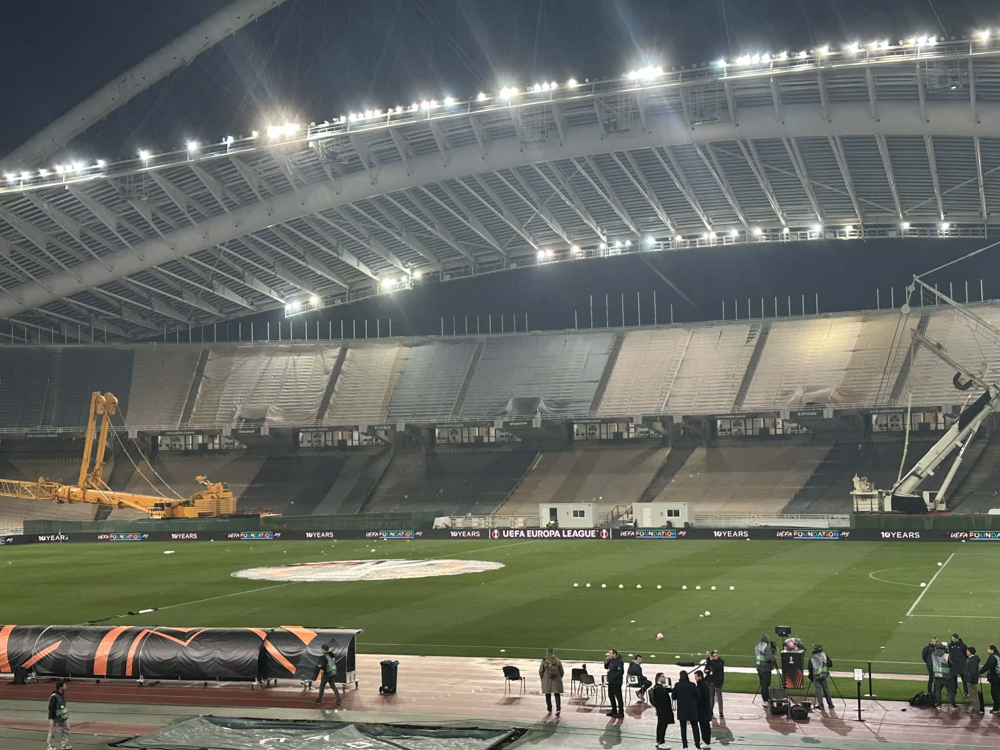 Παναθηναϊκός - Ρόμα: Τα πρώτα «κλικς» από το ΟΑΚΑ (pics)