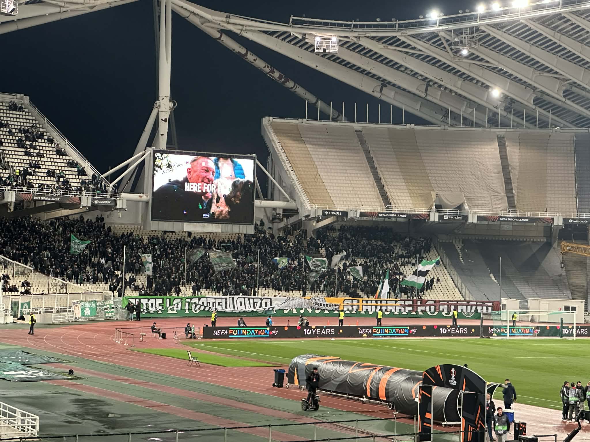 Παναθηναϊκός - Ρόμα: Τα πρώτα «κλικς» από το ΟΑΚΑ (pics)