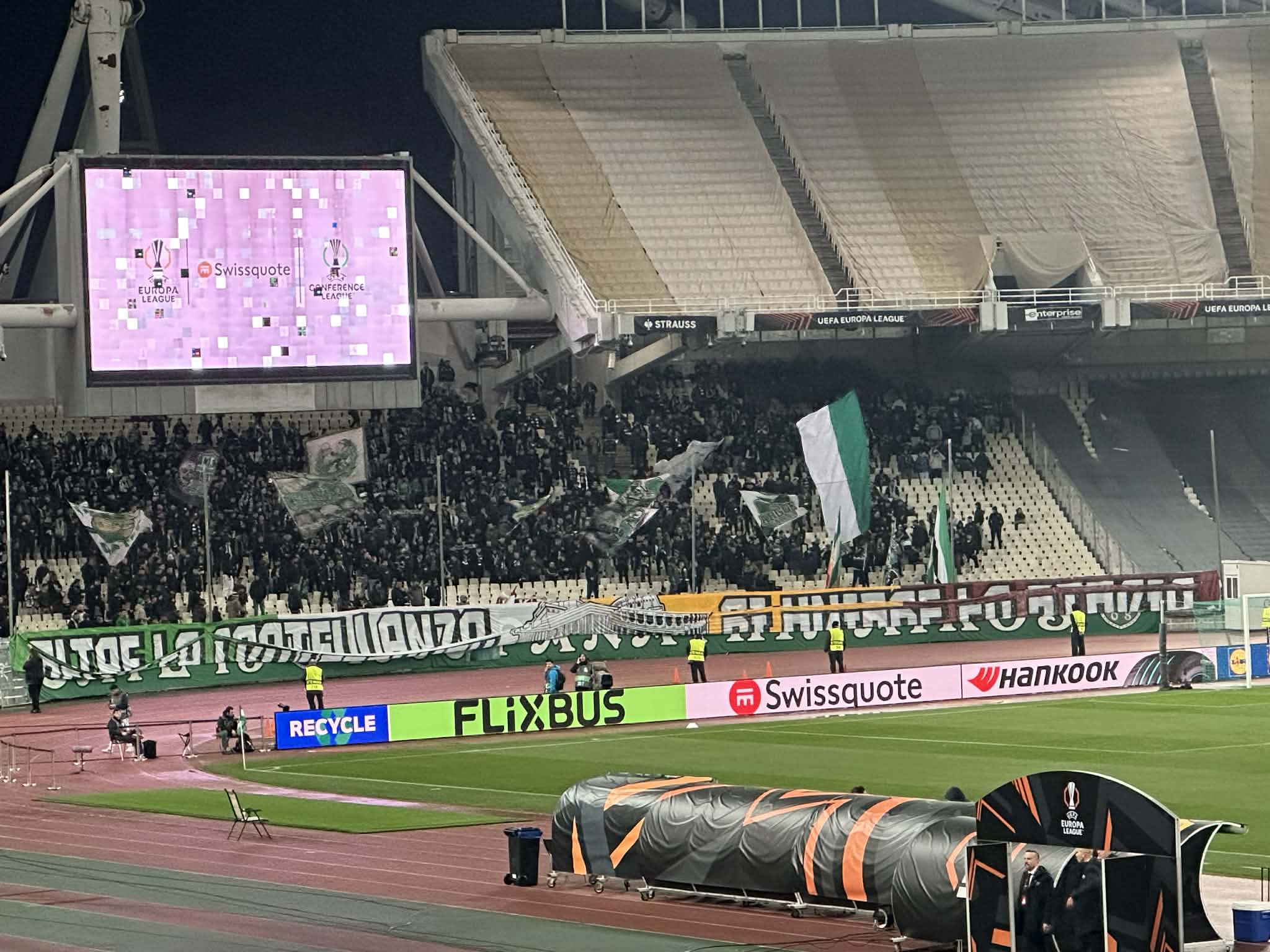 Παναθηναϊκός - Ρόμα: Τα πρώτα «κλικς» από το ΟΑΚΑ (pics)