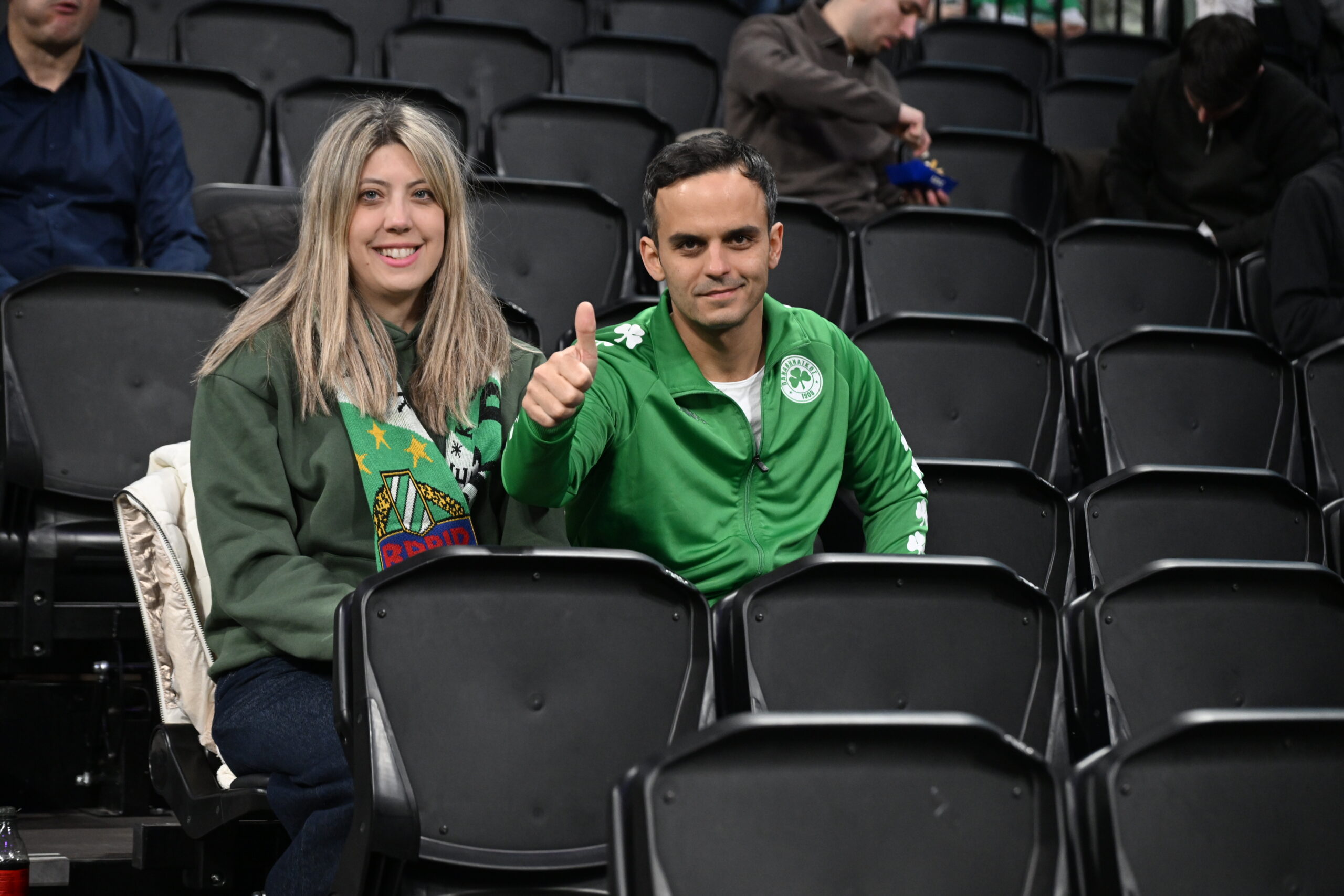 Βιλερμπάν - Παναθηναϊκός: Με υψηλή παρουσία «πράσινων» οπαδών η αναμέτρηση (pics)