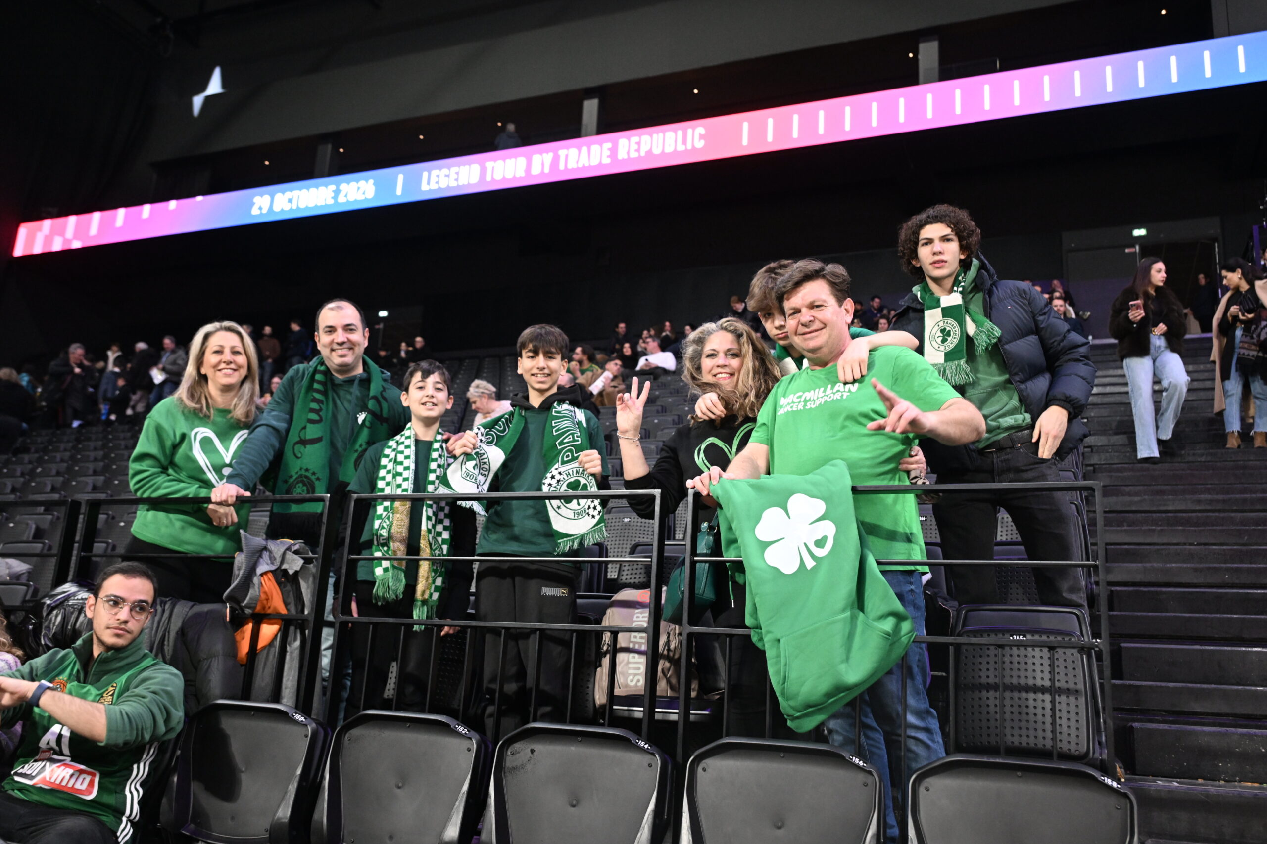 Βιλερμπάν - Παναθηναϊκός: Με υψηλή παρουσία «πράσινων» οπαδών η αναμέτρηση (pics)