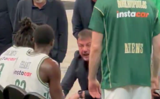 Βιλερμπάν - Παναθηναϊκός: «Φωνές» Αταμάν σε Χολμς και Γκραντ σε τάιμ άουτ (vid)