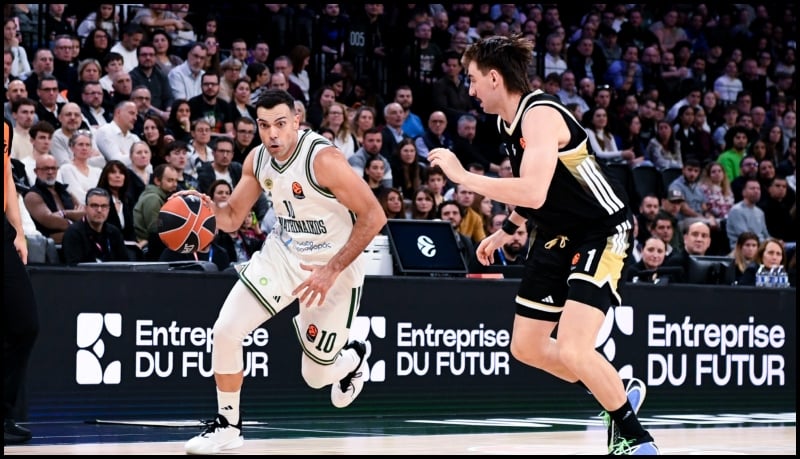 Βιλερμπάν - Παναθηναϊκός: Μόνο οι Σλούκας και Γκραντ συνδέθηκαν με το στόχο στην α' περίοδο!