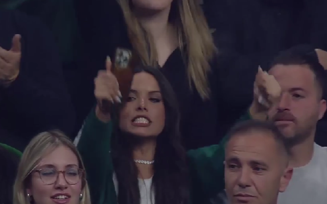 Παναθηναϊκός - Ρεάλ: Ξέσπασε σε πανηγυρισμούς η Μαρία Μπέη (pics)