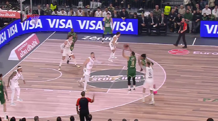 Παναθηναϊκός - Ρεάλ: Προσπέρασμα με τρίποντο του Σλούκα (vid)