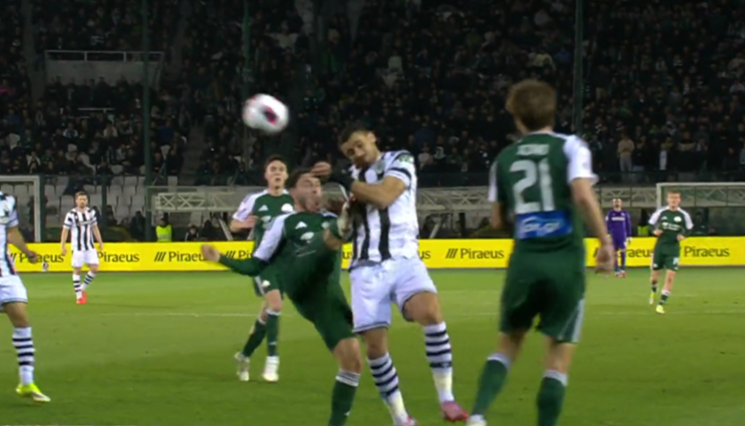 Παναθηναϊκός - ΠΑΟΚ: Κακός υπολογισμός Καλάμπρια, 0-1 ο Γιακουμάκης με πέναλτι - Δείτε το γκολ (vid)