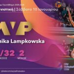 Volley League γυναικών: Η Μόνικα Λαμπκόφσκα MVP της 13ης αγωνιστικής