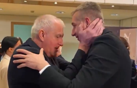 Παναθηναϊκός: Ο θερμός εναγκαλισμός Διαμαντίδη - Ομπράντοβιτς (vid)