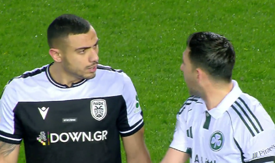 ΠΑΟΚ - Παναθηναϊκός: «Εντάσεις» με Μπακασέτα και Γιακουμάκη στην Τούμπα (vid)