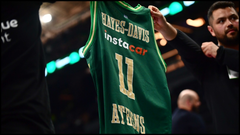 Παναθηναϊκός: Η φανέλα του Χέιζ-Ντέιβις κάνει ήδη θραύση στο «Telekom Center»! (pic)