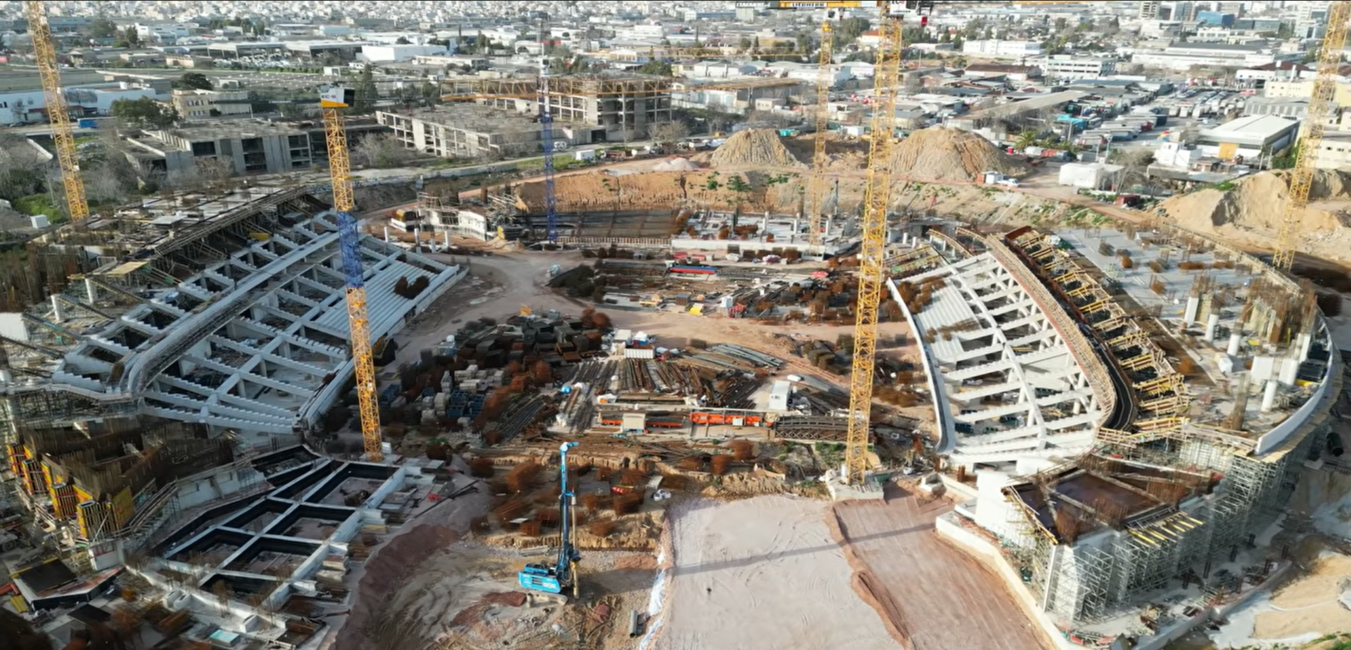 Παναθηναϊκός: Οι εξέδρες παίρνουν μορφή - Εικόνες από τη Λ. Αθηνών έως το γήπεδο