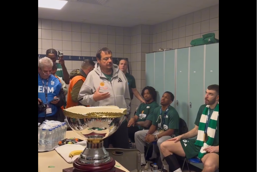 Η ομιλία του Αταμάν στα αποδυτήρια μετά την κατάκτηση του Κυπέλλου