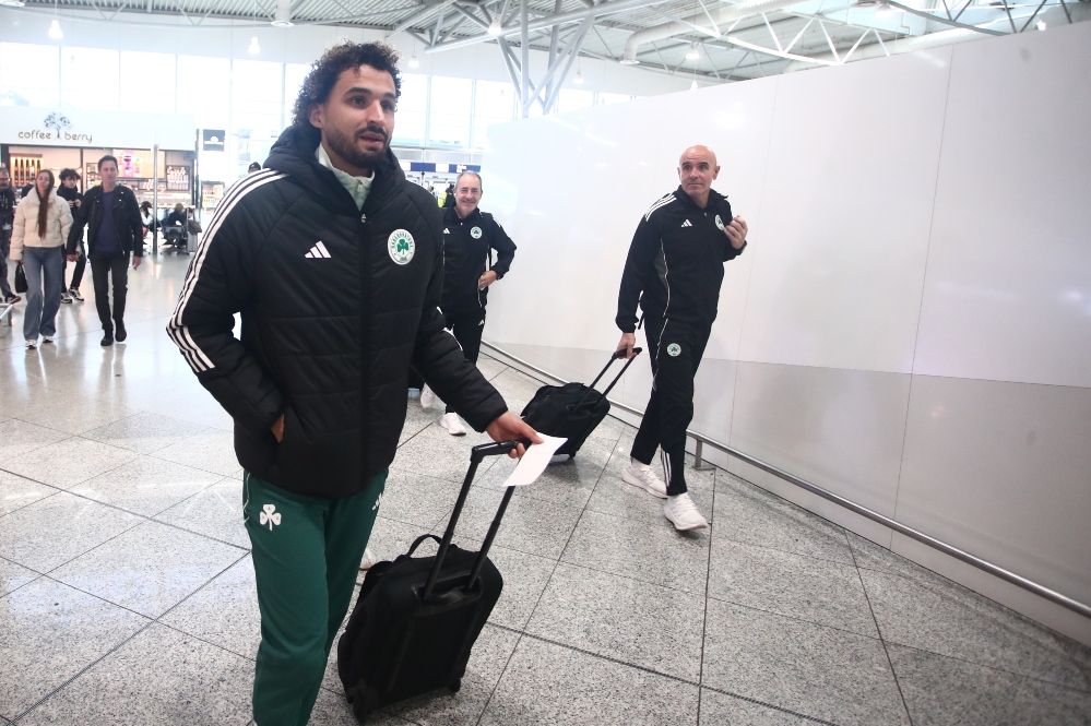 Φωτογραφίες: Η αναχώρηση του Παναθηναϊκού για τη ρεβάνς με τη Πλζεν