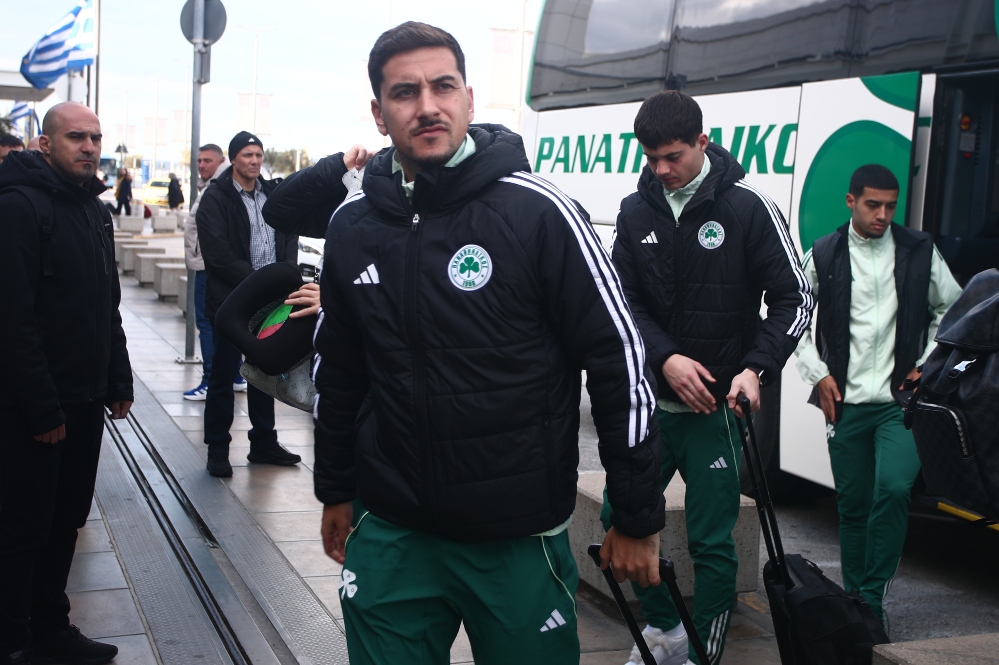 Φωτογραφίες: Η αναχώρηση του Παναθηναϊκού για τη ρεβάνς με τη Πλζεν