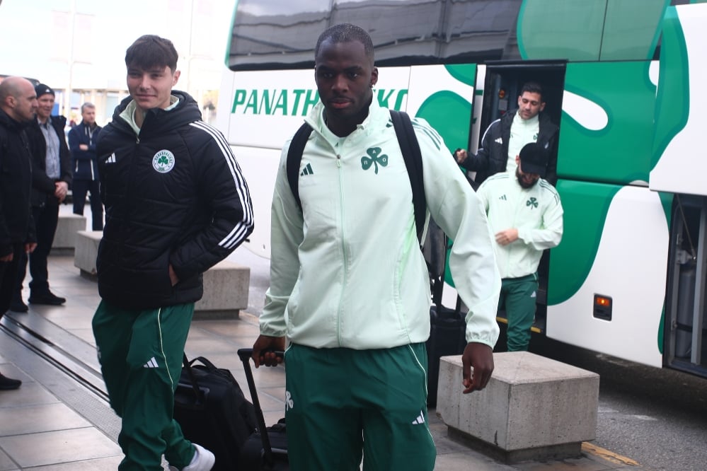 Φωτογραφίες: Η αναχώρηση του Παναθηναϊκού για τη ρεβάνς με τη Πλζεν