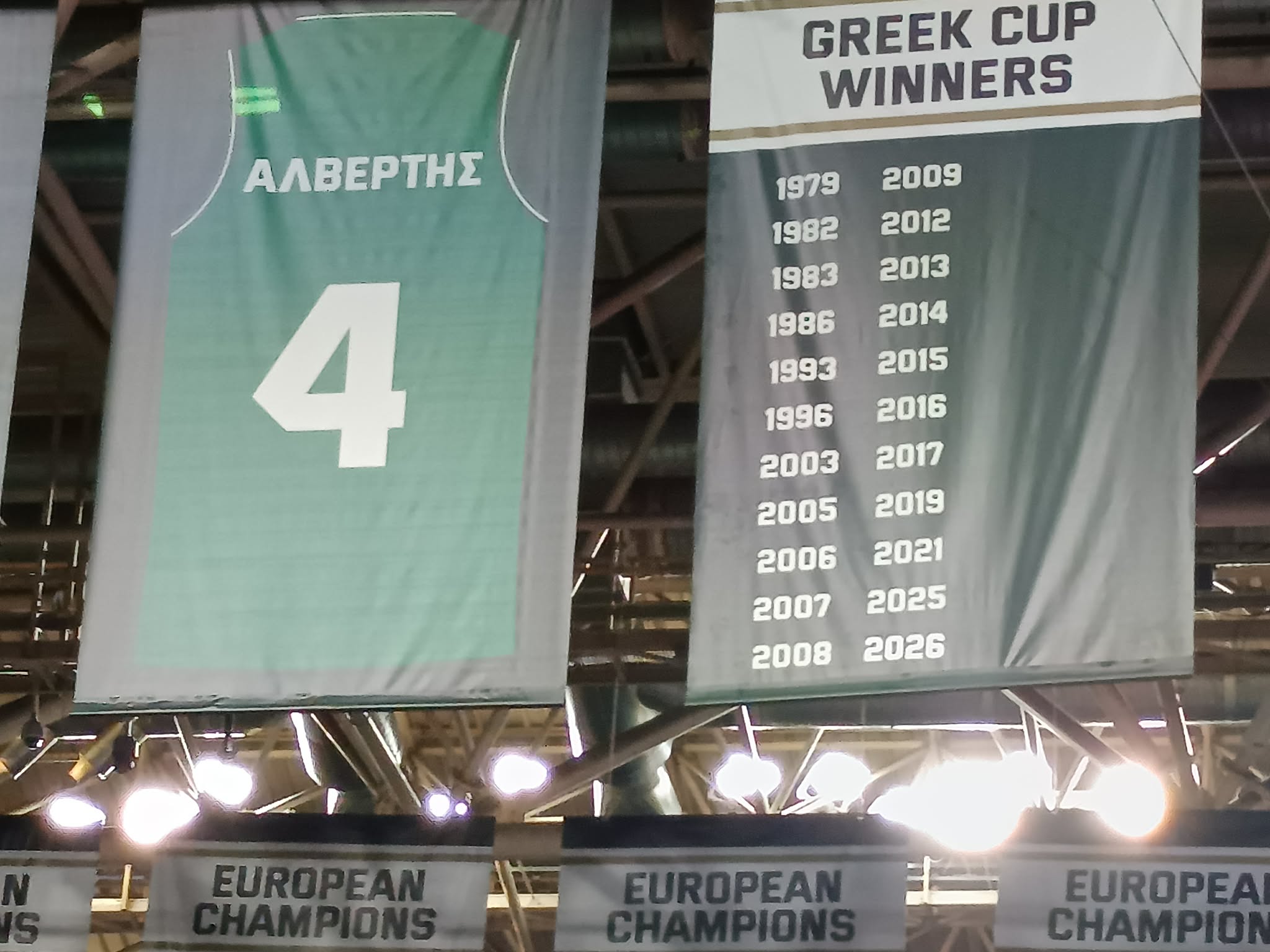 Παναθηναϊκός: Νέα προσθήκη στα banner του ΟΑΚΑ (pics)