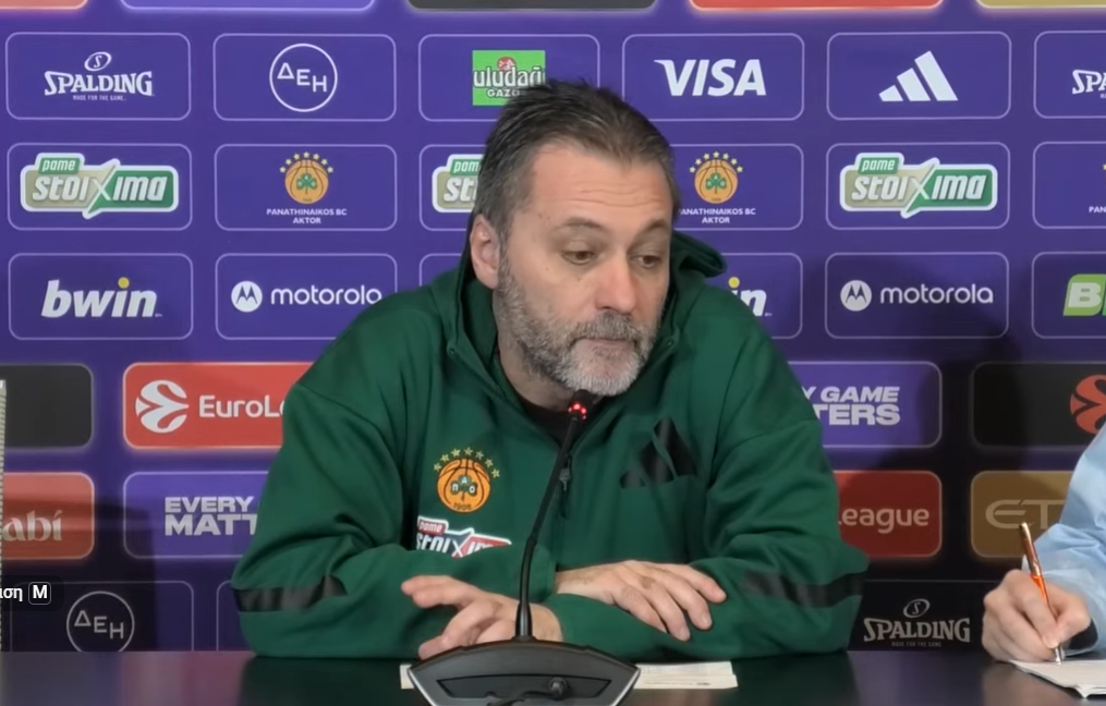 Σερέλης στη συν. Τύπου: Ατάκα για τη φάση με Χέιζ-Ντέιβις και την... πρόκριση στο Europa League