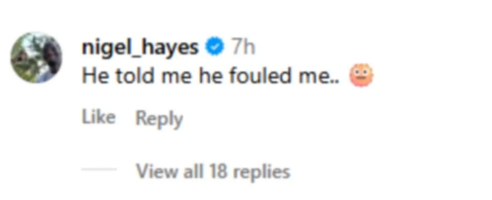 Χέιζ-Ντέιβις: «Μου έκανε φάουλ» – Η αντίδρασή του για την τελευταία επίθεση (pic)