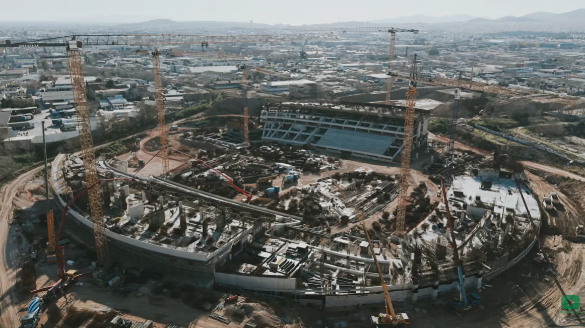 Το νέο βίντεο από τις εργασίες στον Βοτανικό και η εικόνα του γηπέδου σήμερα