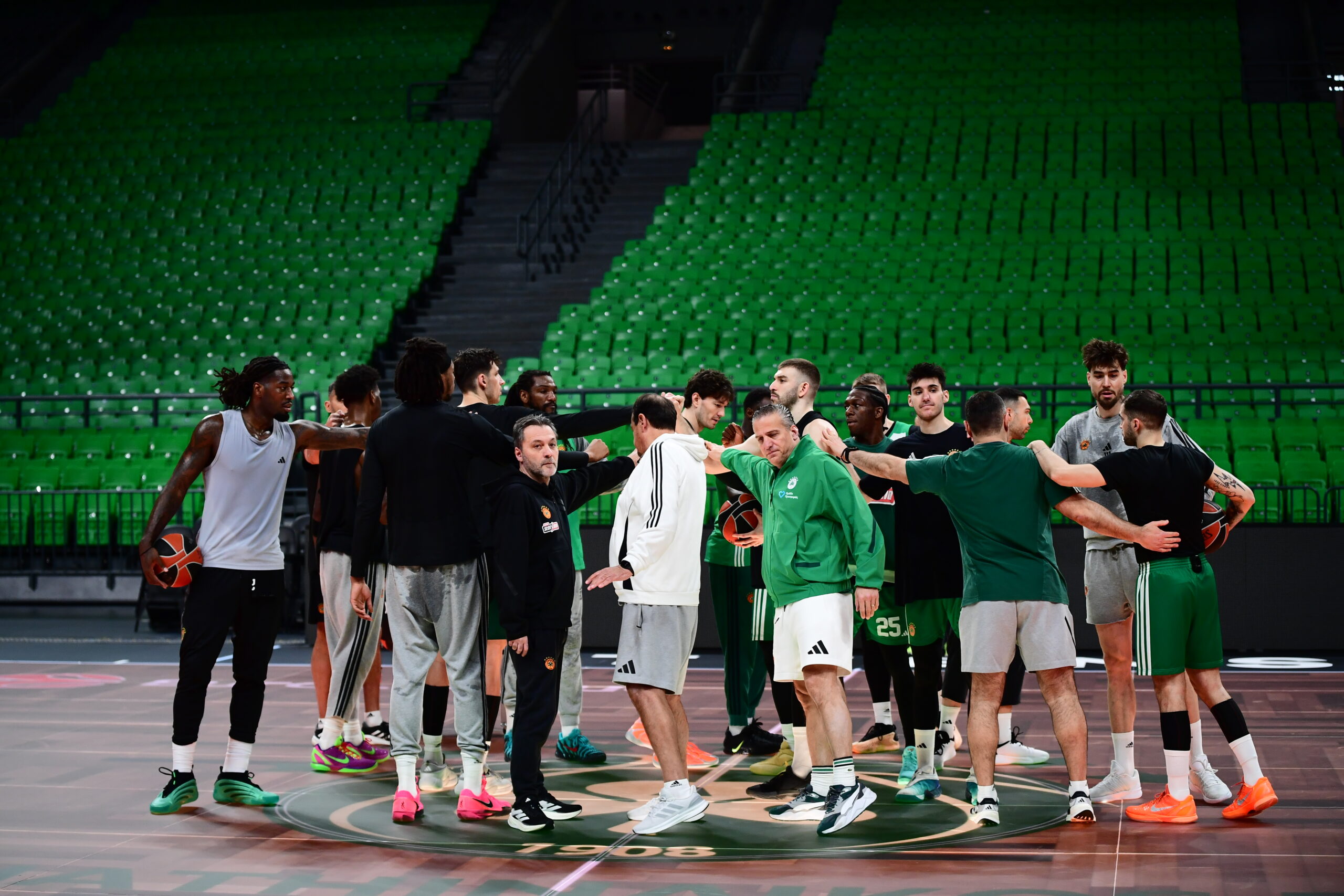 Παναθηναϊκός: Προπόνηση στο ΣΕΦ πριν το ντέρμπι