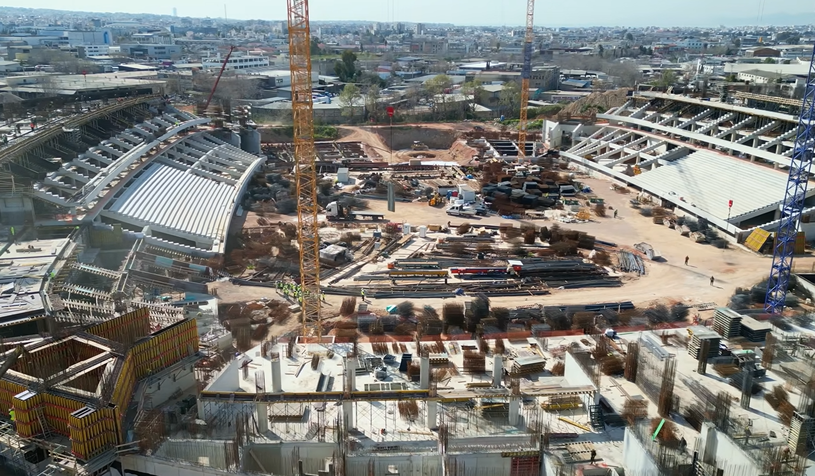 Βοτανικός (γήπεδο Παναθηναϊκού): «Πρωινές εργασίες σε όλα τα μέτωπα» (vid)