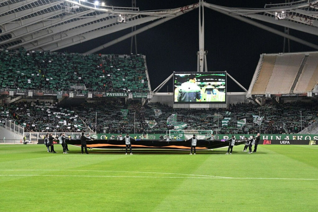 Παναθηναϊκός – Μπέτις: Το coreo των φίλων του Τριφυλλιού