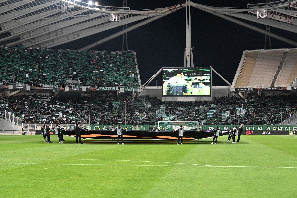 Παναθηναϊκός – Μπέτις: Το coreo των φίλων του Τριφυλλιού