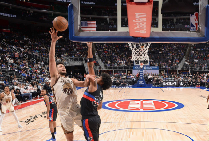 Γιούρτσεβεν: Η πιο γεμάτη εμφάνιση με τους Ουόριορς - Τα στατιστικά