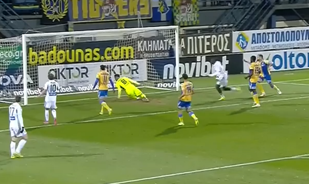 Αστέρας Aktor - Παναθηναϊκός: Μεγάλη απόκρουση σε ευκαιρία του Τεττέη (vid)