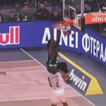 Παναθηναϊκός - Μονακό: Το follow κάρφωμα του Ματίας Λεσόρ (vid)