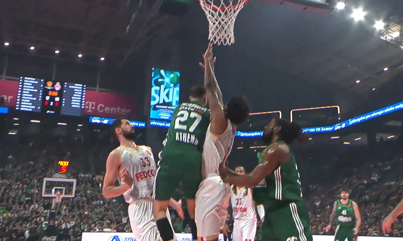 Παναθηναϊκός - Μονακό: «Χόρεψε» τον Μίροτιτς ο Τολιόπουλος (vid)