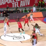 Χάποελ - Παναθηναϊκός: Το buzzer beater του Σλούκα στην πρώτη περίοδο (vid)