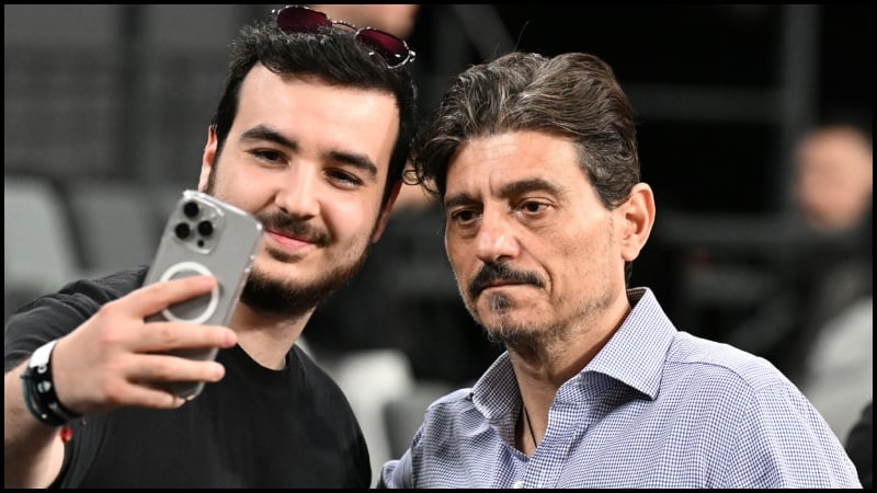 Στη Roig Arena ο Δημήτρης Γιαννακόπουλος - Αποθεώθηκε από τους φίλους του Παναθηναϊκού