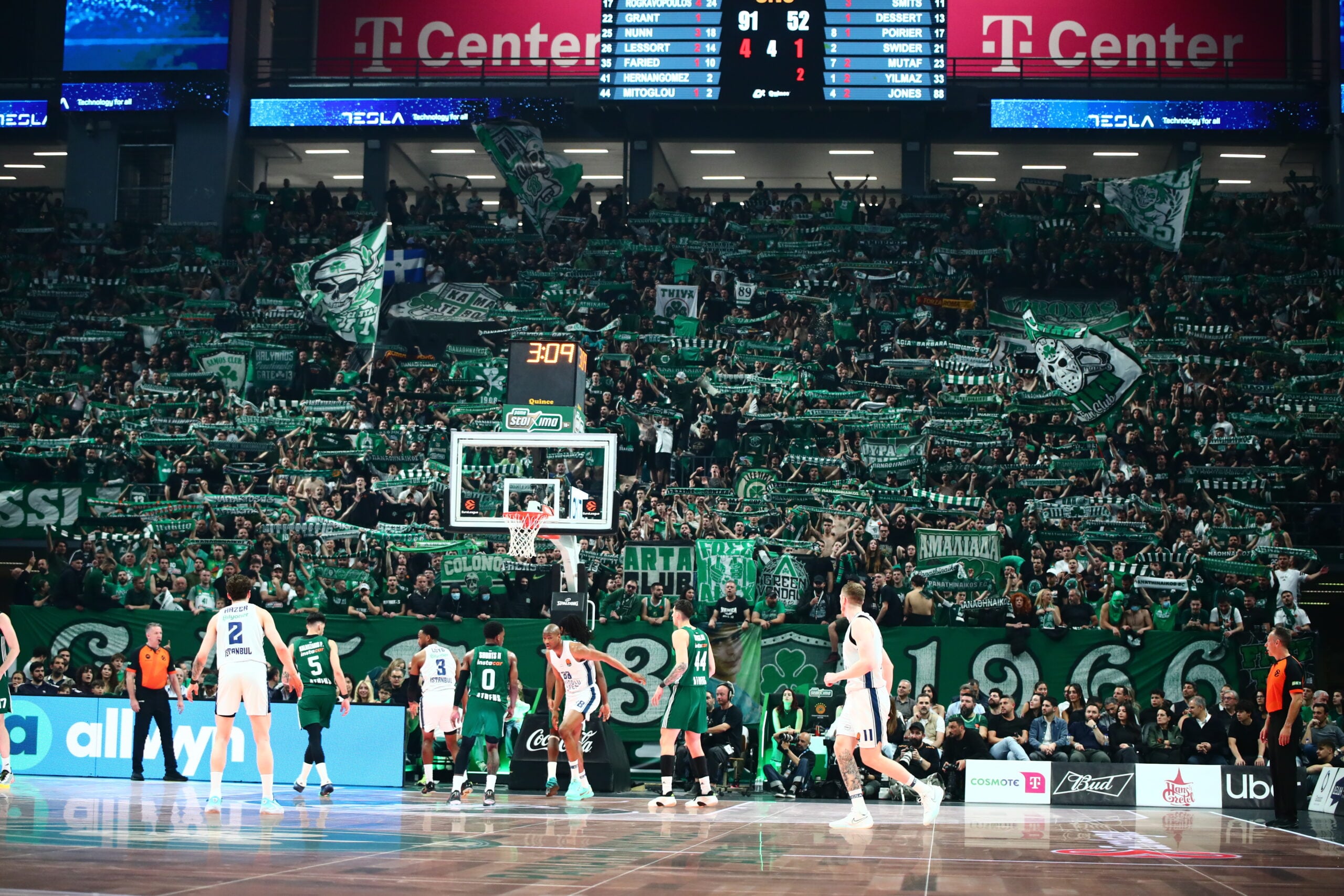 Παναθηναϊκός: Τόσο κόσμο είχε το ΟΑΚΑ με την Εφές, η επίσημη καταμέτρηση