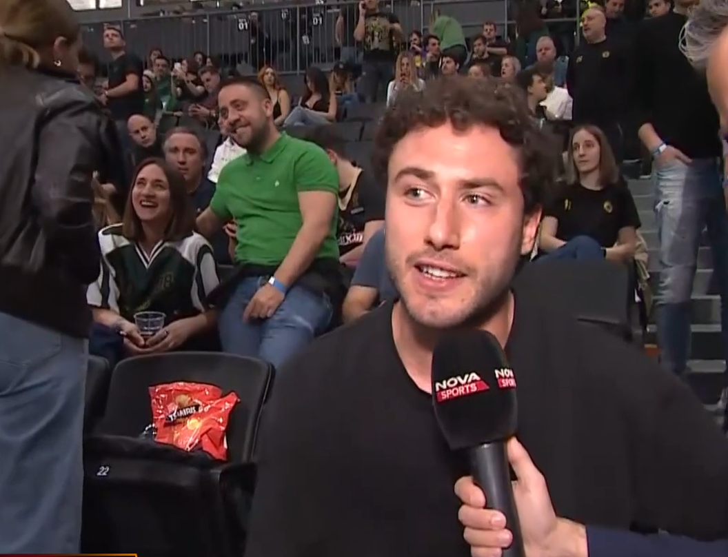 Ντάβιντε Καλάμπρια για Telekom Center Athens: «Φανταστική ατμόσφαιρα»