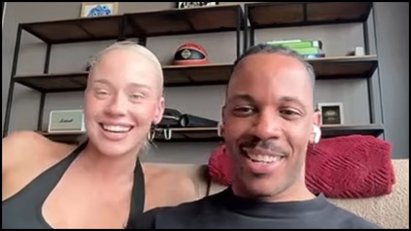 Μπλόσομγκεϊμ για τη σύντροφό του: «Την ερωτεύτηκαν οι Έλληνες - Θα την ξαναδούν με τον Παναθηναϊκό» (vid)