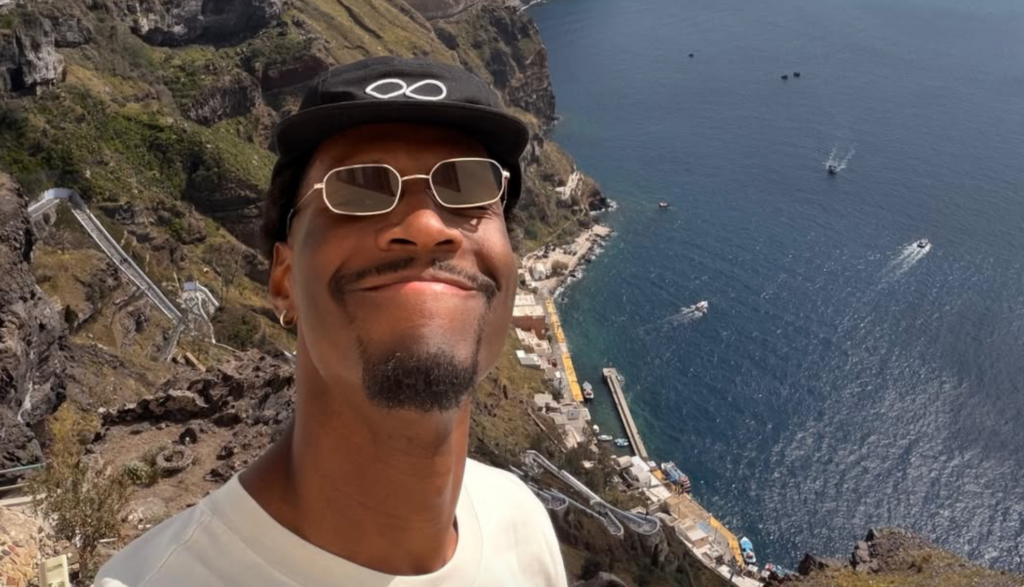 Στη Σαντορινή ο Νάιτζελ Χέιζ-Ντέιβις - Το μήνυμα στον Ρογκαβόπουλο (pics)