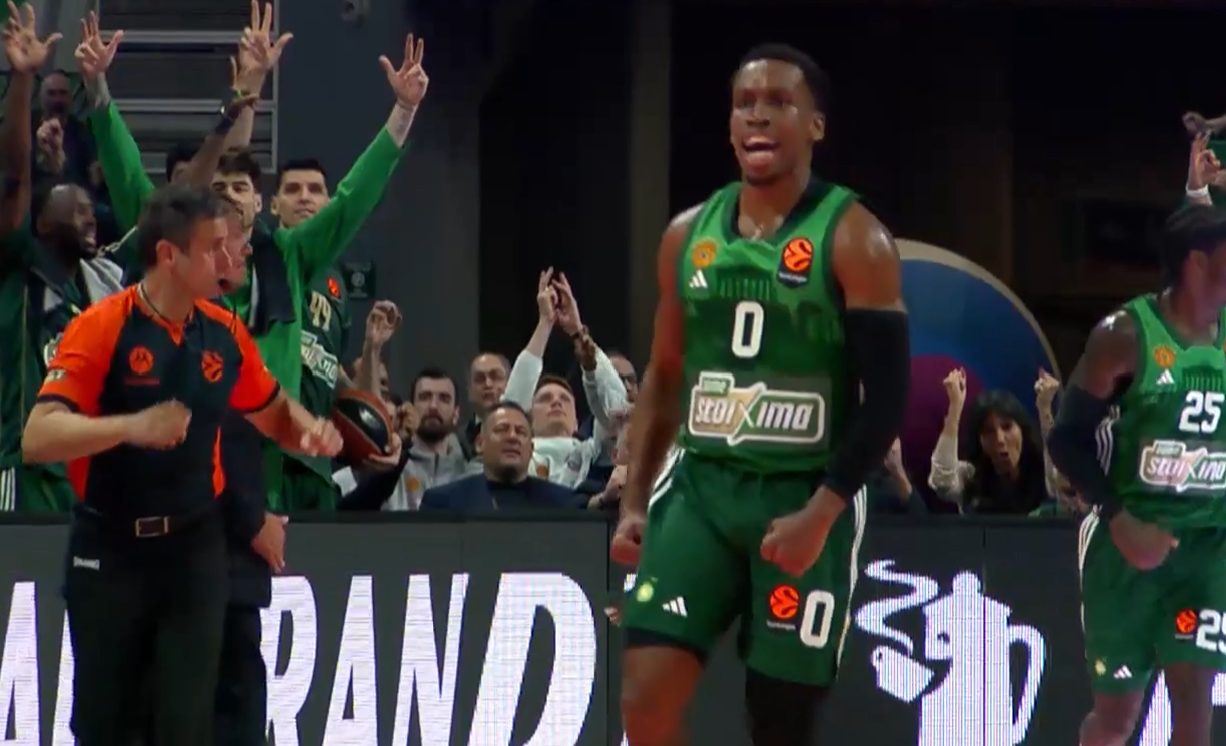 Παναθηναϊκός - Μονακό: Διψήφιος ο Σορτς από την πρώτη περίοδο (vid)