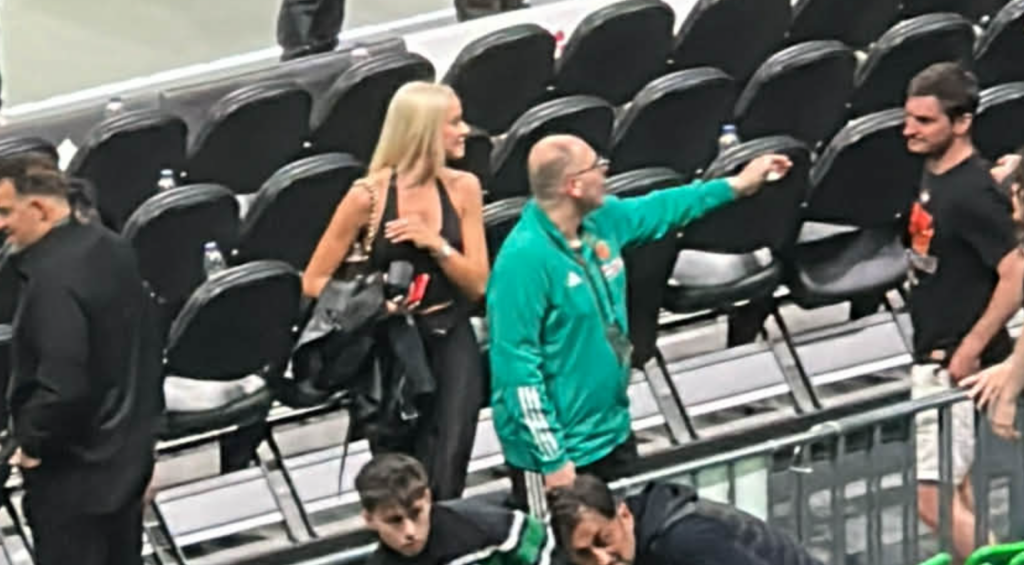 Παναθηναϊκός - Μονακό: Στο Telekom Center η Γκαμπίγια Καραμπινάιτε (pics)